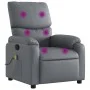 Liegender Massagesessel aus grauem Kunstleder von vidaXL, Sessel - Ref: Foro24-373444, Preis: 212,78 €, Rabatt: %
