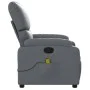 Liegender Massagesessel aus grauem Kunstleder von vidaXL, Sessel - Ref: Foro24-373444, Preis: 212,78 €, Rabatt: %