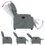 Sillón de masaje reclinable cuero sintético gris de vidaXL, Sillones - Ref: Foro24-373444, Precio: 215,89 €, Descuento: %