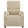 Cream Fabric Reclining Massage Chair by vidaXL, Armchairs - Ref: Foro24-373431, Price: 243,77 €, Discount: %