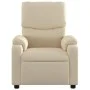 Cream Fabric Reclining Massage Chair by vidaXL, Armchairs - Ref: Foro24-373431, Price: 239,36 €, Discount: %