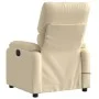 Cream Fabric Reclining Massage Chair by vidaXL, Armchairs - Ref: Foro24-373431, Price: 239,36 €, Discount: %