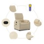 Cream Fabric Reclining Massage Chair by vidaXL, Armchairs - Ref: Foro24-373431, Price: 243,77 €, Discount: %