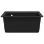 Fregadero de cocina de granito con un seno negro de vidaXL, Fregaderos - Ref: Foro24-142948, Precio: 168,26 €, Descuento: %