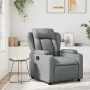 Sillón de masaje reclinable cuero sintético gris de vidaXL, Sillones - Ref: Foro24-372437, Precio: 262,96 €, Descuento: %