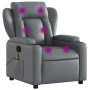 Liegender Massagesessel aus grauem Kunstleder von vidaXL, Sessel - Ref: Foro24-372437, Preis: 255,96 €, Rabatt: %