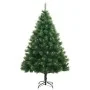 Artificial Christmas tree with hinges 300 LED and balls 180 cm by vidaXL, Christmas trees - Ref: Foro24-3210428, Price: 135,0...