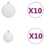Artificial Christmas tree with hinges 300 LED and balls 180 cm by vidaXL, Christmas trees - Ref: Foro24-3210428, Price: 135,0...