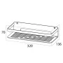 Tiger Bathroom Basket Caddy Large Chrome 1400230346 by Tiger, Bathtub trays - Ref: Foro24-418300, Price: 56,36 €, Discount: %