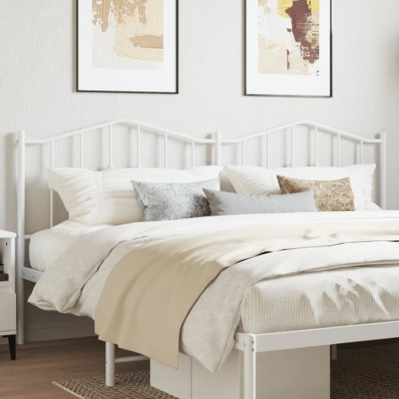Kopfteil aus weißem Metall, 160 cm von vidaXL, Kopf- und Fußteile - Ref: Foro24-373873, Preis: 32,28 €, Rabatt: %