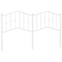 Kopfteil aus weißem Metall, 160 cm von vidaXL, Kopf- und Fußteile - Ref: Foro24-373873, Preis: 32,28 €, Rabatt: %