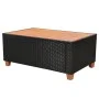 4-piece garden furniture set and black synthetic rattan cushions by vidaXL, Garden sets - Ref: Foro24-43000, Price: 611,50 €,...