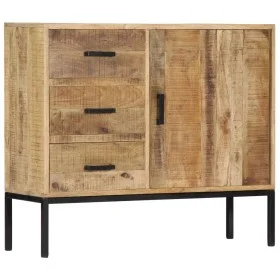 Solid mango wood sideboard 88x30x71 cm by vidaXL, Sideboards - Ref: Foro24-247969, Price: 312,79 €, Discount: %