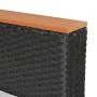 4-piece garden furniture set and black synthetic rattan cushions by vidaXL, Garden sets - Ref: Foro24-43000, Price: 611,50 €,...