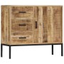 Solid mango wood sideboard 88x30x71 cm by vidaXL, Sideboards - Ref: Foro24-247969, Price: 318,16 €, Discount: %