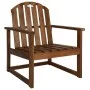 Garden armchairs 2 pcs solid acacia wood by vidaXL, Garden chairs - Ref: Foro24-44033, Price: 146,37 €, Discount: %