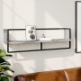 Wall shelf with Sonoma gray bar 100x25x30 cm by vidaXL, Shelves and shelves - Ref: Foro24-836296, Price: 29,45 €, Discount: %