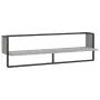 Wall shelf with Sonoma gray bar 100x25x30 cm by vidaXL, Shelves and shelves - Ref: Foro24-836296, Price: 28,93 €, Discount: %