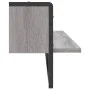 Wall shelf with Sonoma gray bar 100x25x30 cm by vidaXL, Shelves and shelves - Ref: Foro24-836296, Price: 28,93 €, Discount: %