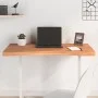 Solid beech wood desktop board 100x(45-50)x4 cm by vidaXL, Desk accessories and products - Ref: Foro24-356059, Price: 60,90 €...