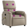 Verstellbarer Massagesessel Kunstleder Cappuccino Farbe von vidaXL, Sessel - Ref: Foro24-373447, Preis: 204,55 €, Rabatt: %