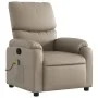 Sillón de masaje reclinable cuero sintético color capuchino de vidaXL, Sillones - Ref: Foro24-373447, Precio: 202,19 €, Descu...