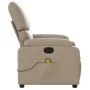 Sillón de masaje reclinable cuero sintético color capuchino de vidaXL, Sillones - Ref: Foro24-373447, Precio: 202,19 €, Descu...