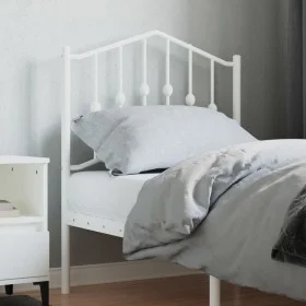 Kopfteil aus weißem Metall, 75 cm von vidaXL, Kopf- und Fußteile - Ref: Foro24-373864, Preis: 20,91 €, Rabatt: %