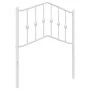 White metal headboard 75 cm by vidaXL, Headboards and footboards - Ref: Foro24-373864, Price: 20,91 €, Discount: %