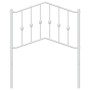 Kopfteil aus weißem Metall, 75 cm von vidaXL, Kopf- und Fußteile - Ref: Foro24-373864, Preis: 21,22 €, Rabatt: %