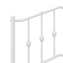Kopfteil aus weißem Metall, 75 cm von vidaXL, Kopf- und Fußteile - Ref: Foro24-373864, Preis: 21,22 €, Rabatt: %