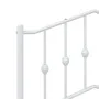 White metal headboard 75 cm by vidaXL, Headboards and footboards - Ref: Foro24-373864, Price: 20,91 €, Discount: %