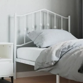 Kopfteil aus weißem Metall, 90 cm von vidaXL, Kopf- und Fußteile - Ref: Foro24-373866, Preis: 23,62 €, Rabatt: %
