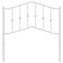 Cabecero de metal blanco 90 cm de vidaXL, Cabeceros y pies de cama - Ref: Foro24-373866, Precio: 24,72 €, Descuento: %