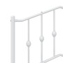 Kopfteil aus weißem Metall, 90 cm von vidaXL, Kopf- und Fußteile - Ref: Foro24-373866, Preis: 24,72 €, Rabatt: %