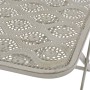 Garden bistro table and chairs 3 pieces gray steel by vidaXL, Garden sets - Ref: Foro24-43153, Price: 247,28 €, Discount: %