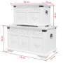 Set Aufbewahrungskoffer 2 Einheiten weiß von vidaXL, Aufbewahrungskisten - Ref: Foro24-244360, Preis: 188,86 €, Rabatt: %