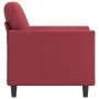 Kunstledersessel in Weinrot, 60 cm. von vidaXL, Sofas - Ref: Foro24-359326, Preis: 143,48 €, Rabatt: %