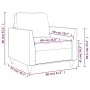 Kunstledersessel in Weinrot, 60 cm. von vidaXL, Sofas - Ref: Foro24-359326, Preis: 143,48 €, Rabatt: %