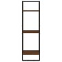 Estantes pared con barras 6 pzas madera ingeniería marrón roble by vidaXL, Shelves and shelves - Ref: Foro24-836317, Price: 7...