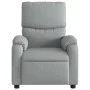 Leicht grauer Stoff-Massage-Fernsehsessel von vidaXL, Sessel - Ref: Foro24-373422, Preis: 200,32 €, Rabatt: %