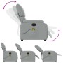 Sillón reclinable de masaje de tela gris claro by vidaXL, Armchairs - Ref: Foro24-373422, Price: 203,70 €, Discount: %
