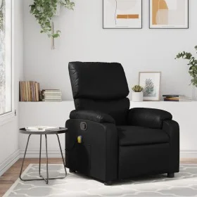 Sillón de masaje reclinable cuero sintético negro by vidaXL, Armchairs - Ref: Foro24-373441, Price: 186,35 €, Discount: %