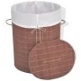 Brauner ovaler Bambus-Wäschekorb von vidaXL, Wäschekörbe - Ref: Foro24-245580, Preis: 29,65 €, Rabatt: %