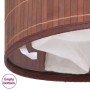 Brauner ovaler Bambus-Wäschekorb von vidaXL, Wäschekörbe - Ref: Foro24-245580, Preis: 30,53 €, Rabatt: %