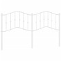 Kopfteil aus weißem Metall, 180 cm von vidaXL, Kopf- und Fußteile - Ref: Foro24-373874, Preis: 29,22 €, Rabatt: %