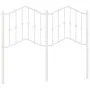 Cabecero de metal blanco 120 cm de vidaXL, Cabeceros y pies de cama - Ref: Foro24-373869, Precio: 30,02 €, Descuento: %