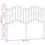 Cabecero de metal blanco 120 cm de vidaXL, Cabeceros y pies de cama - Ref: Foro24-373869, Precio: 30,02 €, Descuento: %