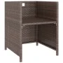 Garden dining set, 6 pieces, with brown synthetic rattan cushions. by vidaXL, Garden sets - Ref: Foro24-43904, Price: 469,12 ...