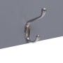 Perchero de pared WELCOME gris 74x29,5 cm